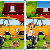 Car Garage Differences Game Cover