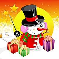 Christmas Vector Characters Puzzle Game Cover