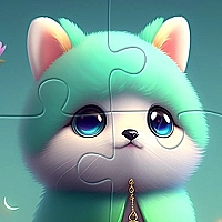 Cute Cat Jigsaw Puzzle Game Cover