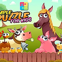 Simple Puzzle For Kids Game Cover