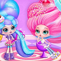 Cotton Candy Style Hair Salon Game Cover