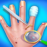 Fun Baby Care Kids - Hand Skin Doctor Game Cover