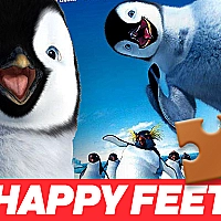Happy Feet Jigsaw Puzzle Game Cover