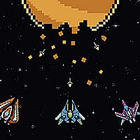 Galactic Pixel Storm Game Cover