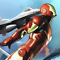 Iron Man Plane War Game Cover