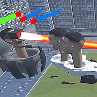 Skibidi Toilet Monster Fight Game Cover