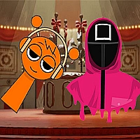 Squid Sprunki Mingle 2 Game Cover