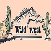Wild Wild West Memory Game Cover
