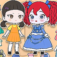 Cute Doll Dress Up Game Cover
