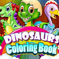 DINOSAURS COLORING BOOKS Game Cover