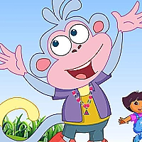 Monkey Boots Dress Up Game Cover