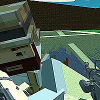 Pixel Arena blocky combat fps Game Cover