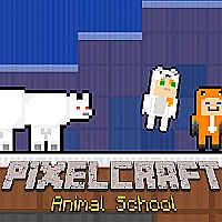 PixelCraft Animal School Game Cover