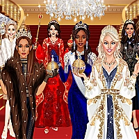 Red Carpet Royal Dress Up Game Cover