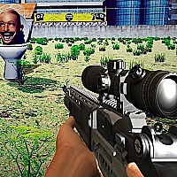 Sniper Hunting Skibidi Toilet Game Cover