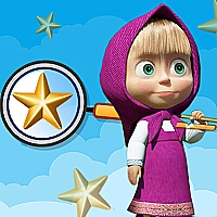 Masha and Bear Hidden Stars Game Cover