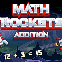 Math Rockets Addition Game Cover
