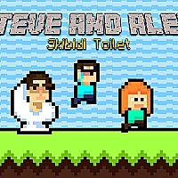 Steve and Alex Skibidi Toilet Game Cover