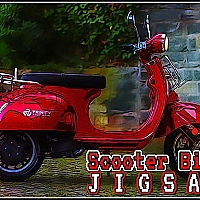 Scooter Bike Jigsaw Game Cover