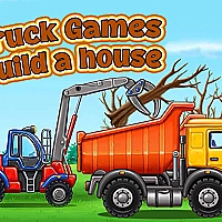 Truck games - build a house Game Cover