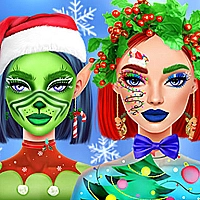 Ellie Christmas Makeup Game Cover