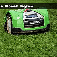 Lawn Mower Jigsaw Game Cover