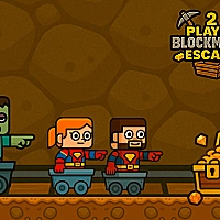 2 Player BlockMiner Escape Game Cover