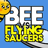 Bee vs flying saucers Game Cover