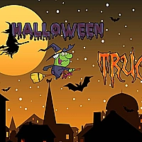 Halloween Trucks Jigsaw Game Cover