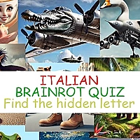 Quiz Find the Italian brainrot Letters Game Cover
