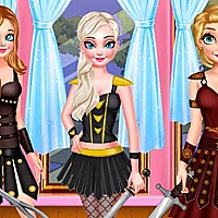 WARRIOR PRINCESS DRESS UP Game Cover