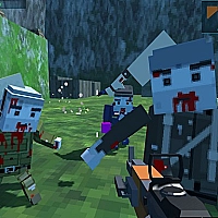 GunShoot Gang blocky combat Game Cover