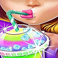 Ice Slushy Maker Rainbow Desserts game online Game Cover
