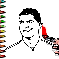 Ronaldo Coloring Book Game Cover