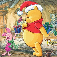 Winnie the Pooh Christmas Jigsaw Puzzle Game Cover