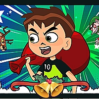 Ben 10 Christmas Run Game Cover