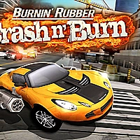 Burnin' Rubber Crash n' Burn Game Cover