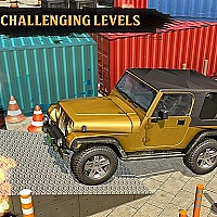 Classic Real 4x4 Jeep Parking Drive Game Cover