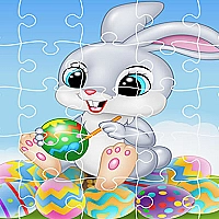 Happy Easter Jigsaw Game Cover