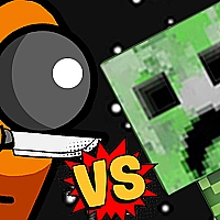 Among vs Creeper Fight Game Cover