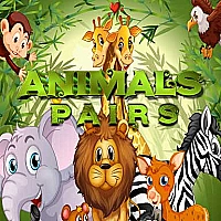 Animals Pairs Match 3 Online Game Cover