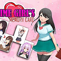 ANIME GIRLS MEMORY CARD Game Cover