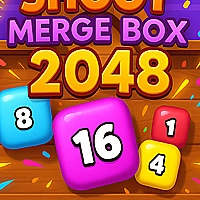 Bubble Shoot Merge Box 2048 Game Cover