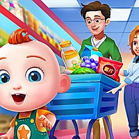Cute Family Shopping  Game Cover