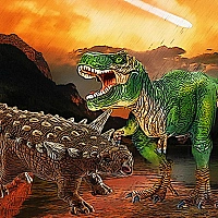 Dinosaurs Fight Jigsaw Game Cover
