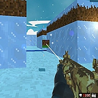 Blocky Swat Shooting IceWorld Multiplayer Game Cover