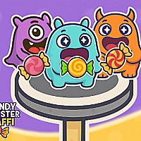 Candy Monster Raffi Game Cover