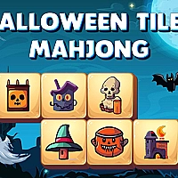 Halloween Tiles Mahjong Game Cover