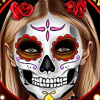 Kylie Jenner Halloween Face Art Game Cover