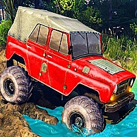 Offroad Jeep Hill Climb Game Cover